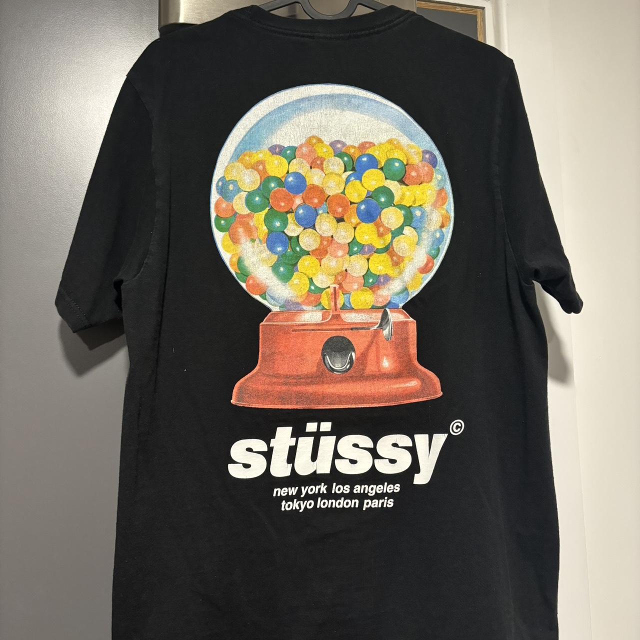 stussy gumball tshirt mens size small .fits true to... - Depop