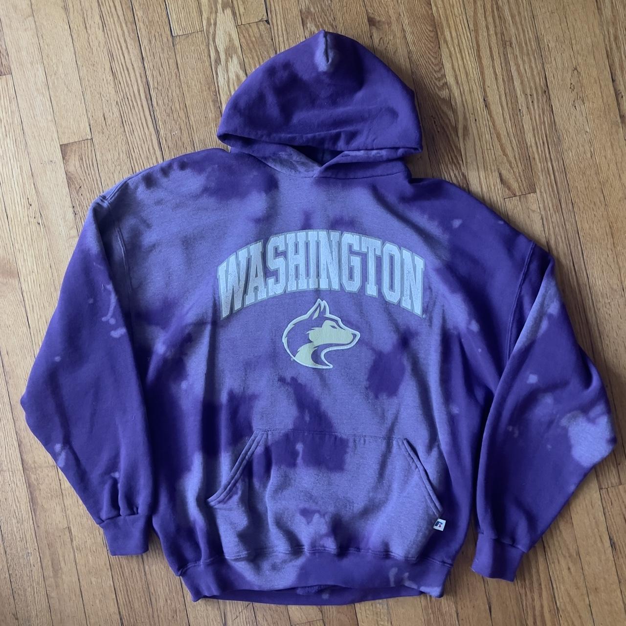 Vintage Bleached University of Washington... - Depop