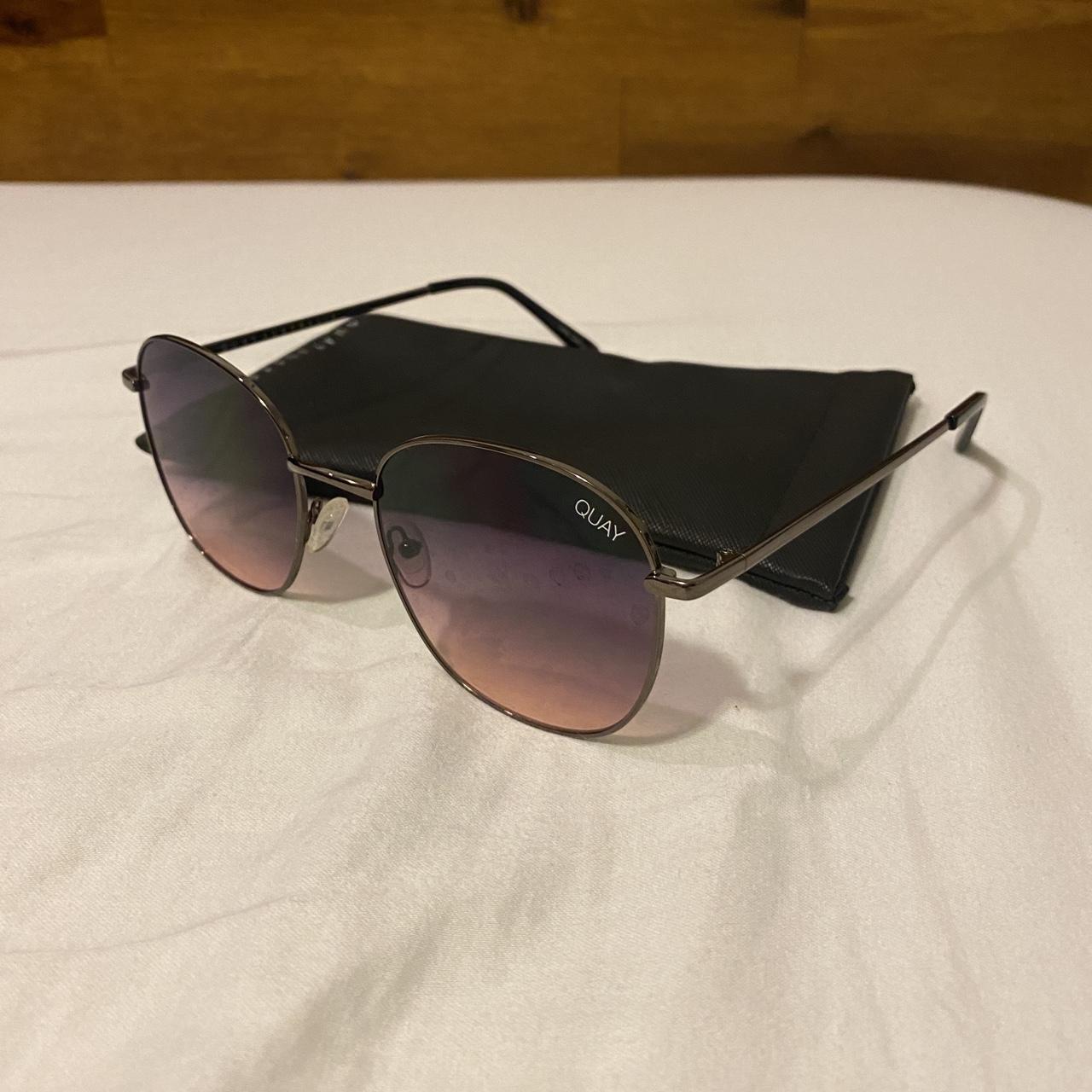 Quay Australia Womens Black Sunglasses Depop