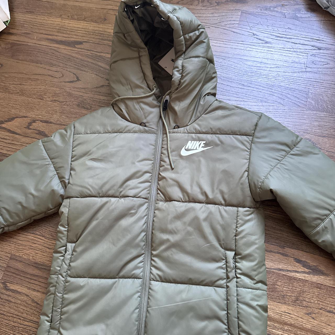 womens nike khaki coat