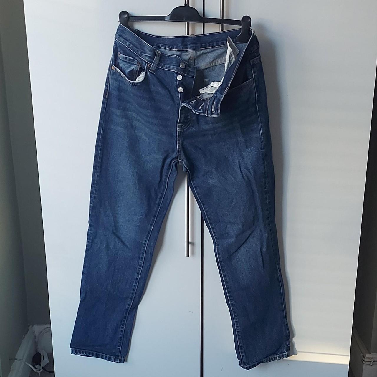 Zara men blue jeans 32 waist 32 leg regular fit - Depop