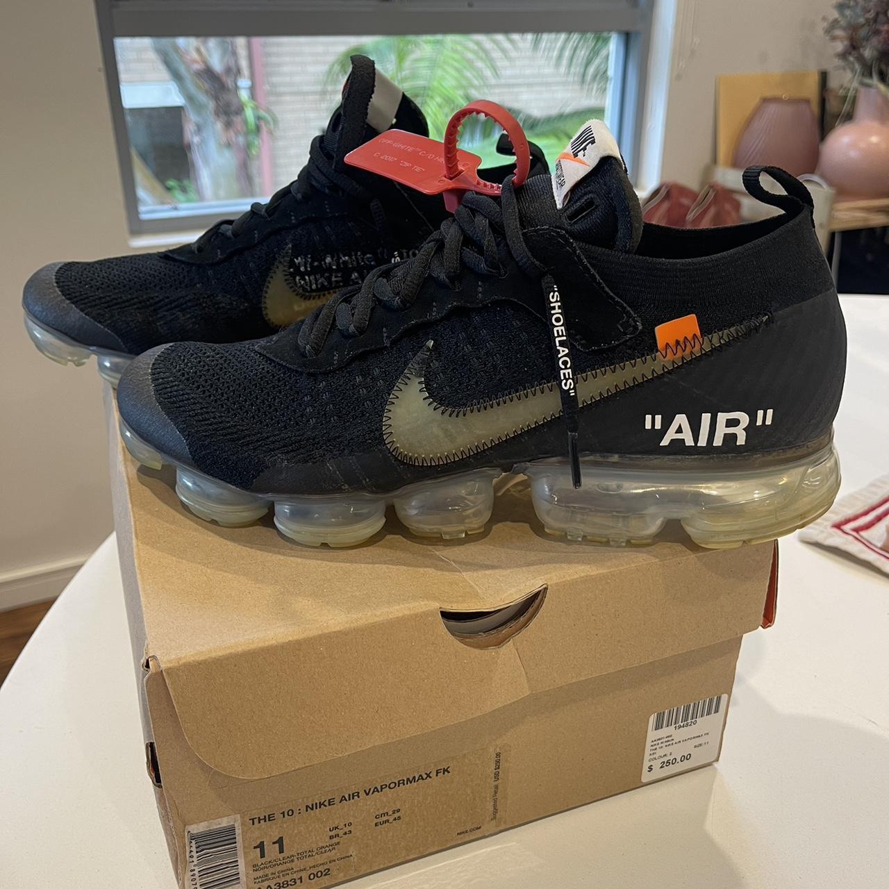 Nike Air Vapormax x Off White In original box with. Depop