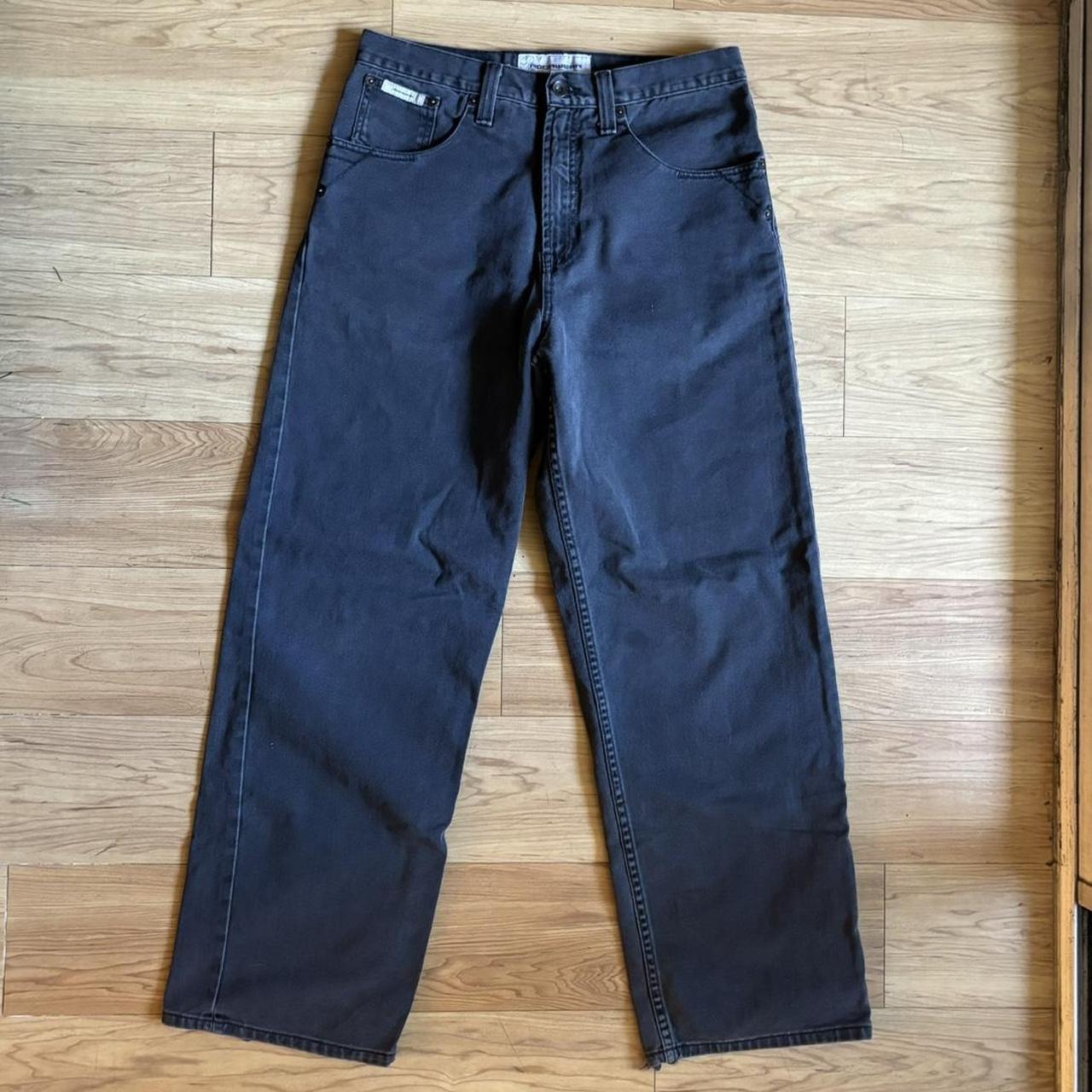 Black Baggy Rocawear Jeans Size 32x32 9.5in leg... - Depop