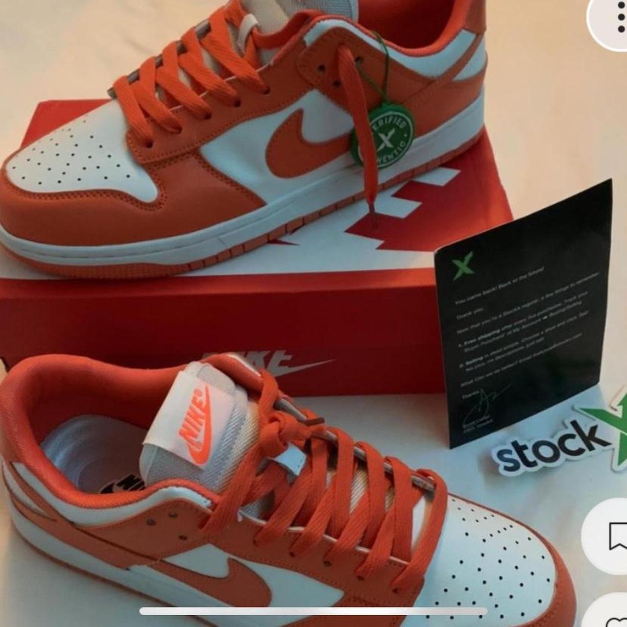 mens nike orange trainers