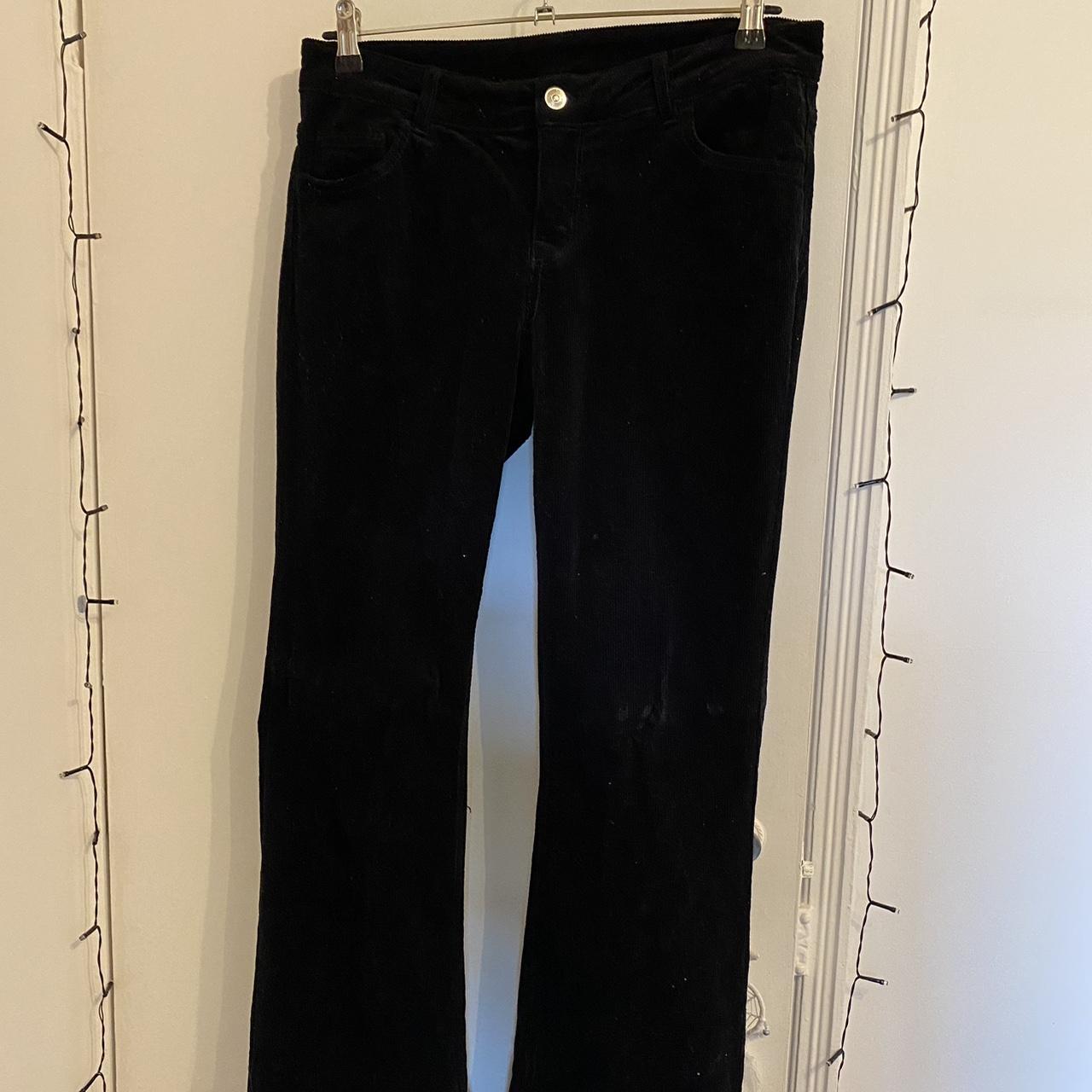 H&M low rise corduroy flares Worn once Perfect... - Depop