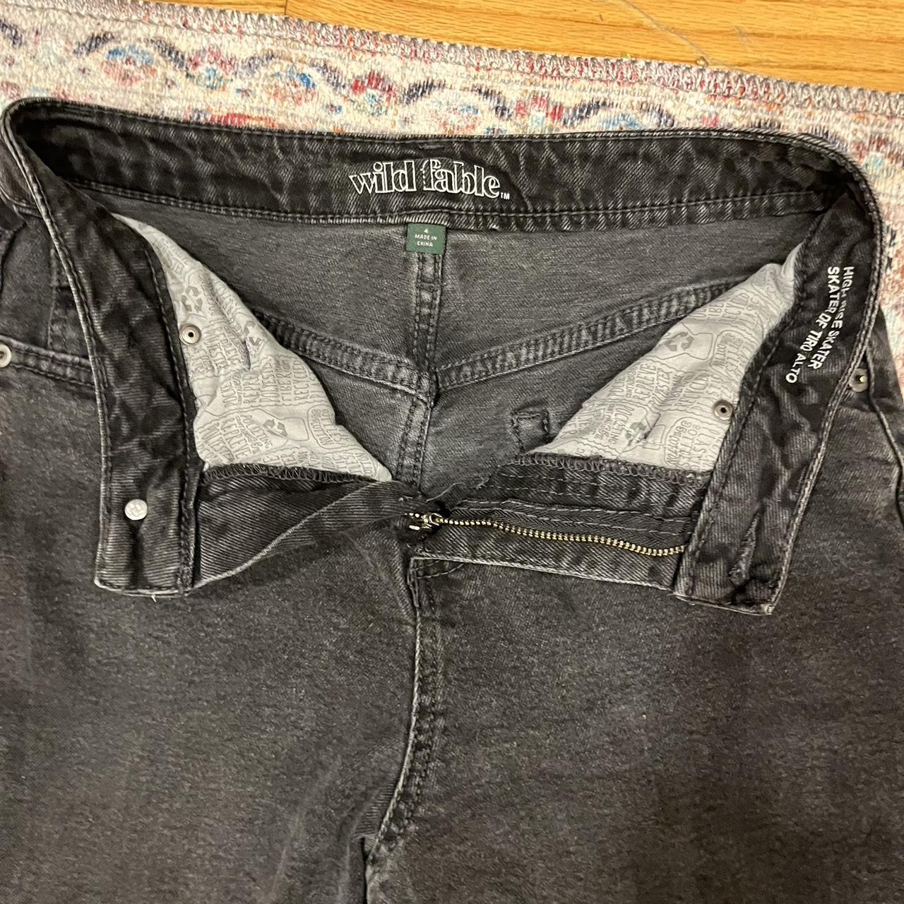 Wide leg black jeans from target! Price negotiable - Depop