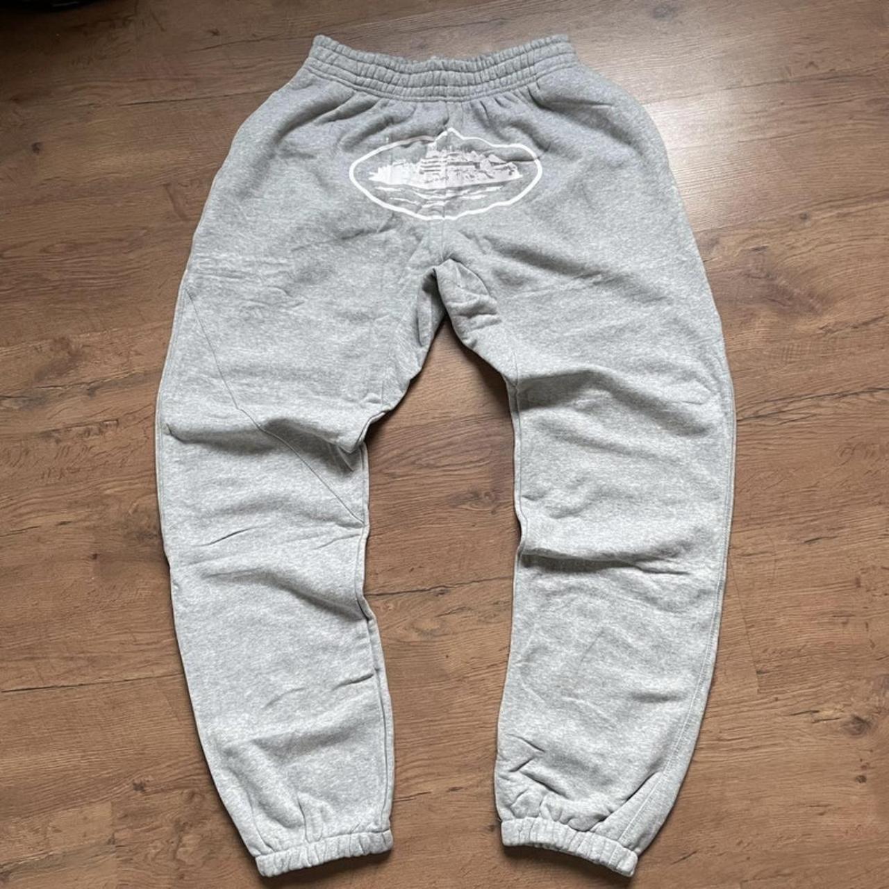 Corteiz Grey Joggers brand new in the packaging... - Depop