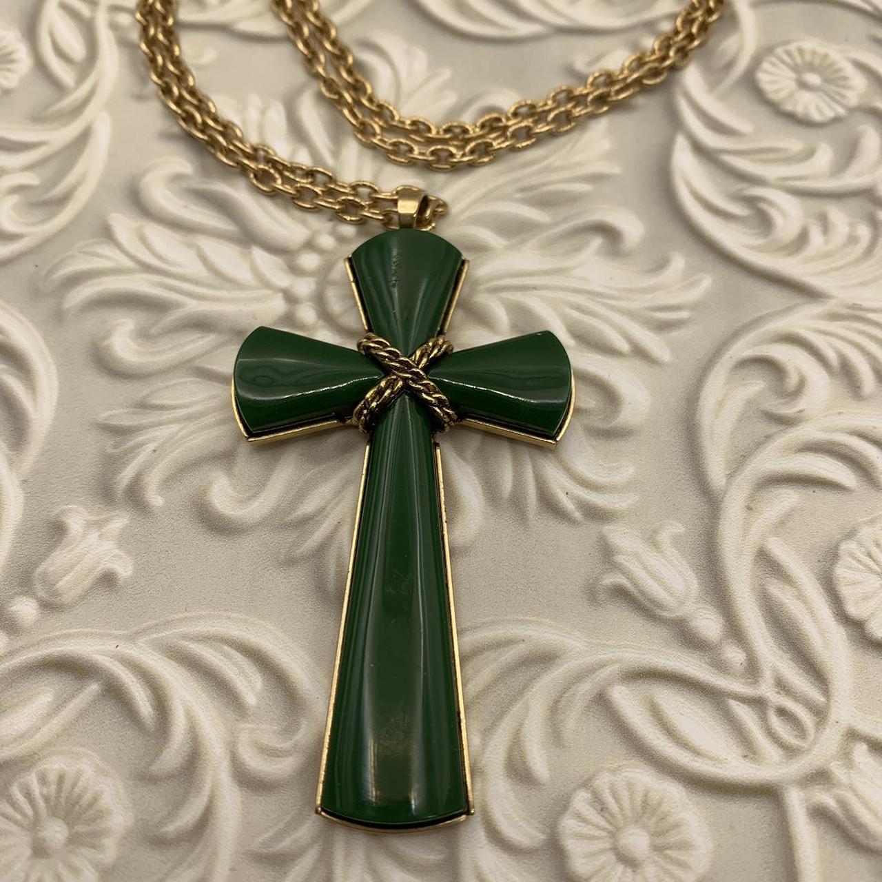 Vintage avon sale cross necklace