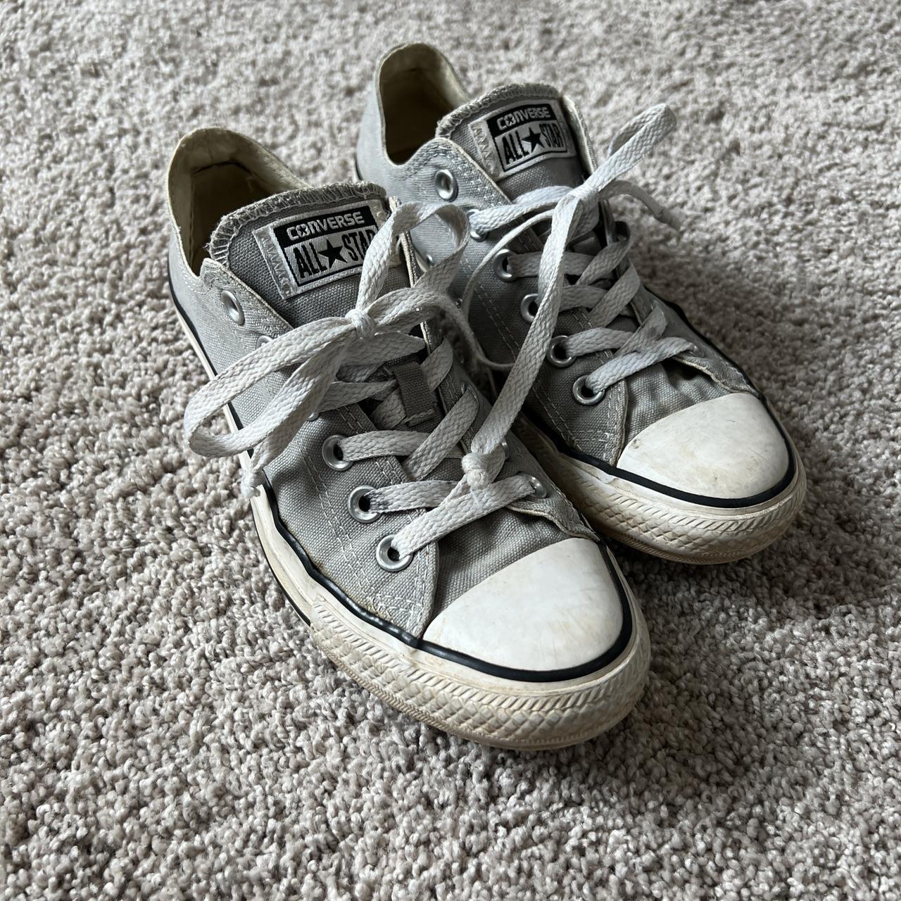 Converse Men's Grey Trainers | Depop