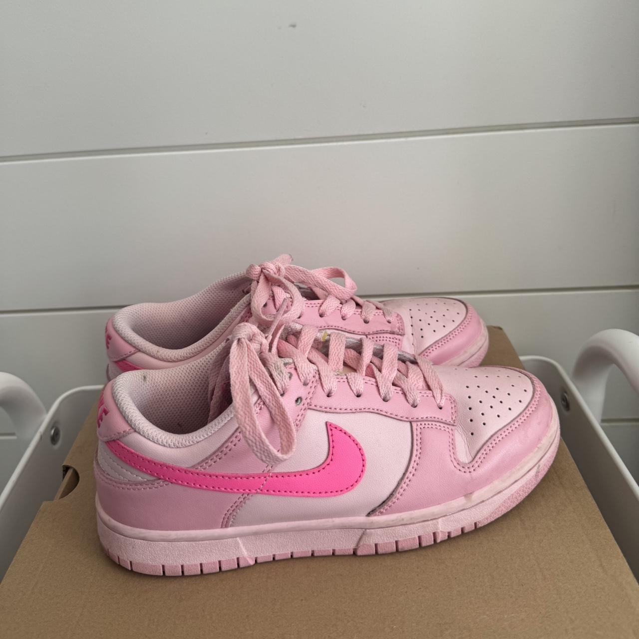 Barbie Pink Nike Dunks Depop