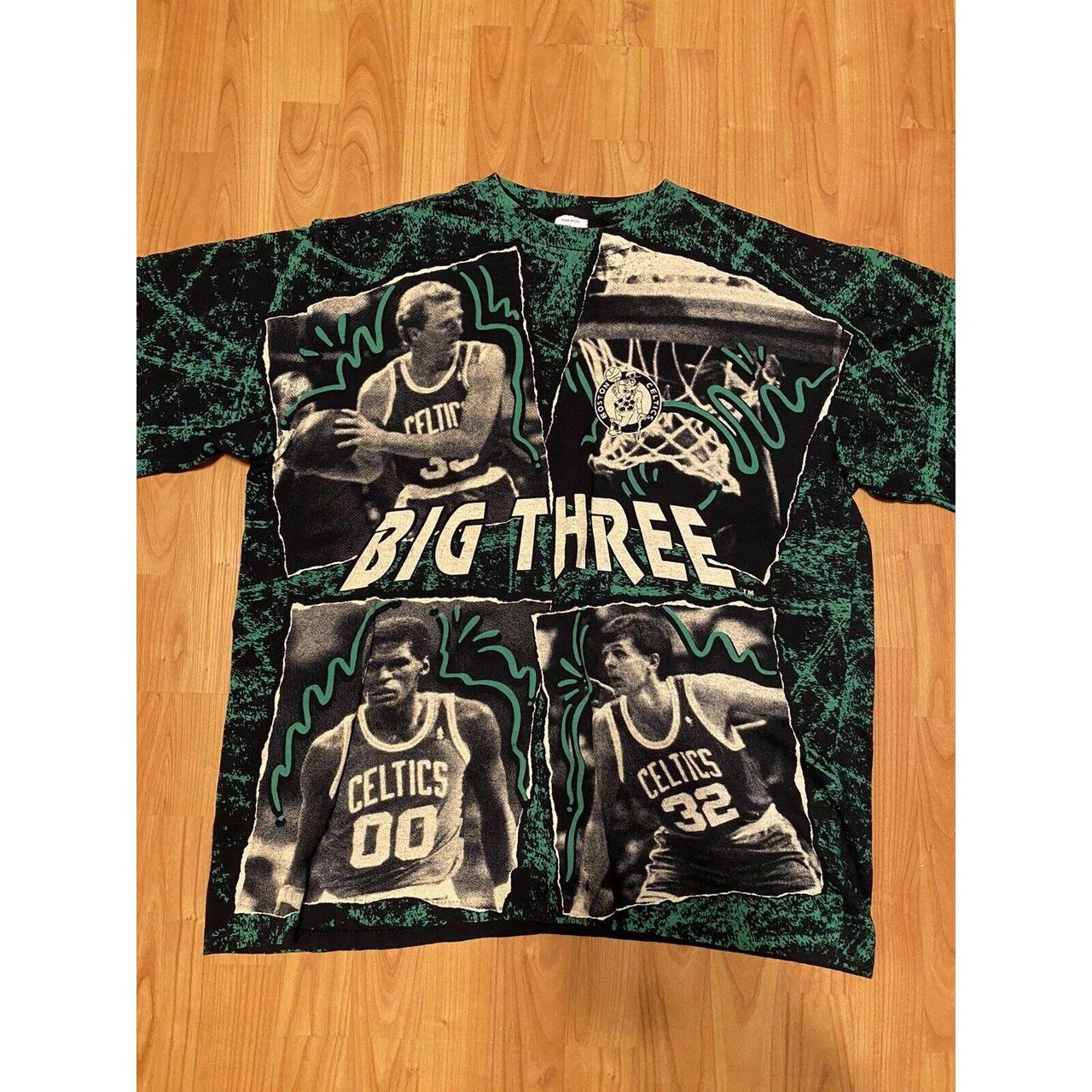 Vintage Boston Celtics Larry Bird Salem Sportswear Shirt Size Small