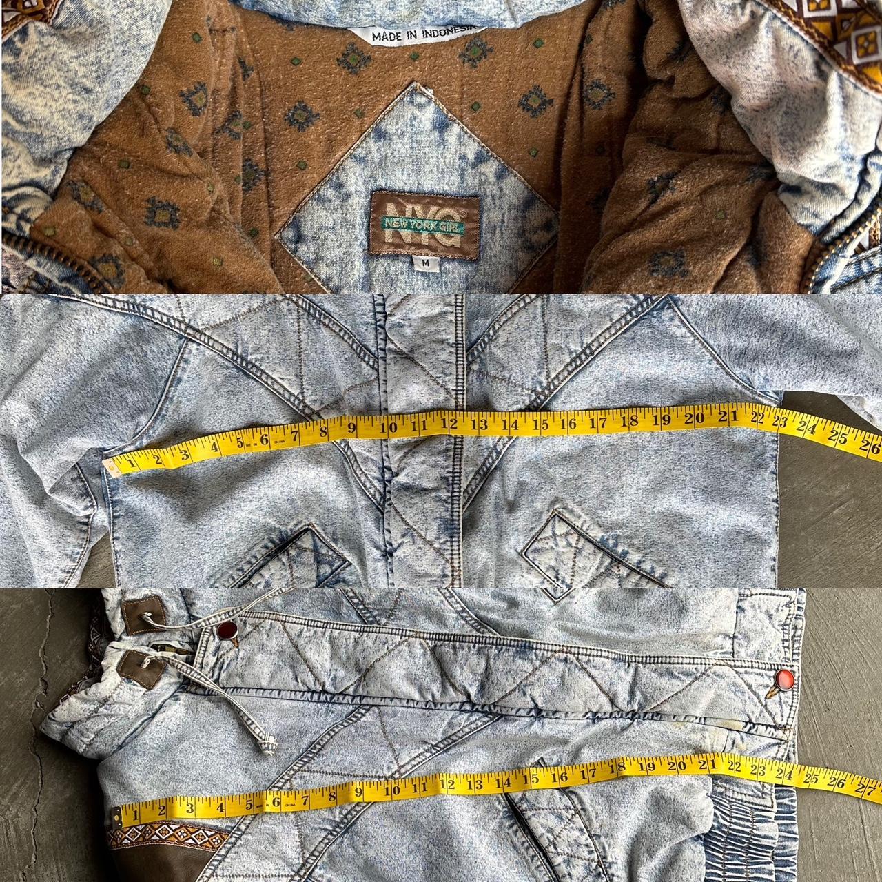 Vintage New York Girl Jacket Measurements Pit to... Depop