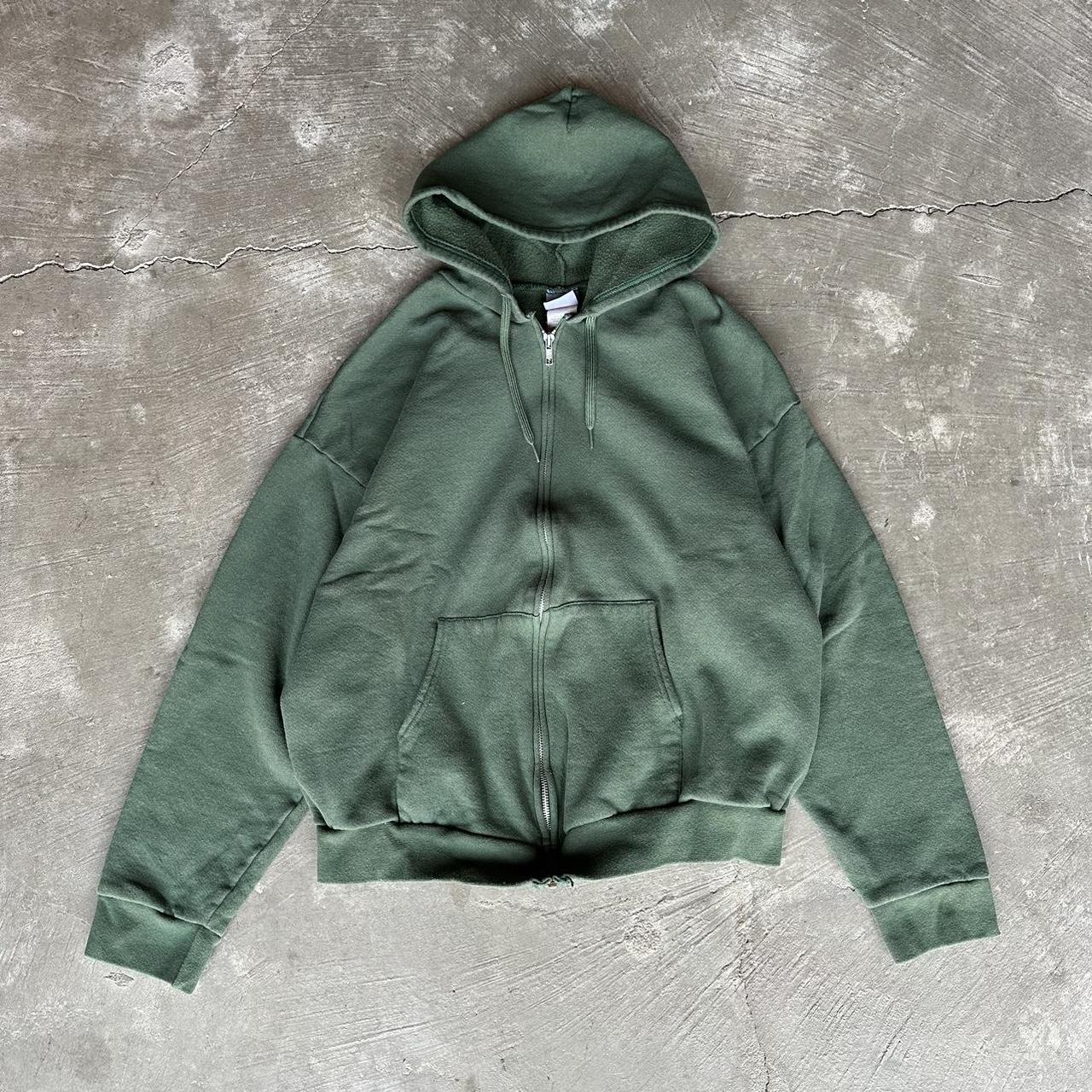 Green hanes hoodie Clearance