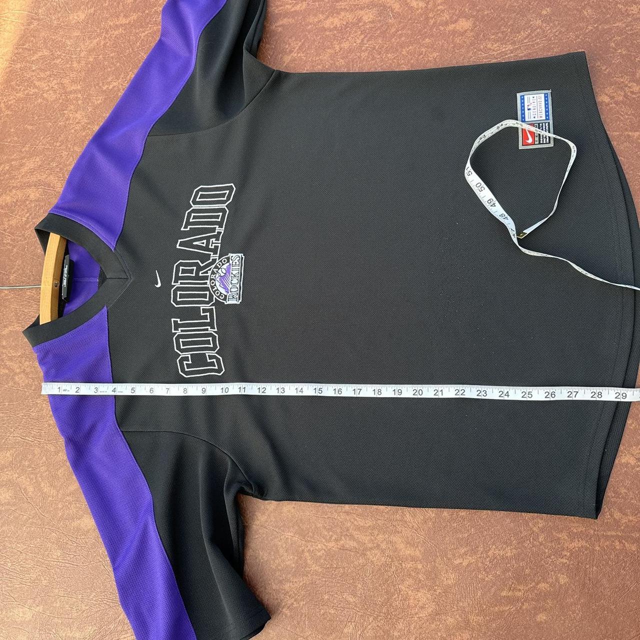 00s Colorado Rockies Center Swoosh Nike Jersey Team - Depop