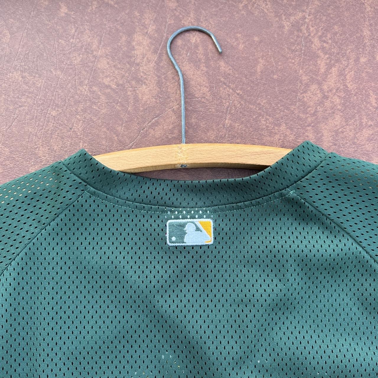 Majestic Oakland athletics gold alternative jersey - Depop