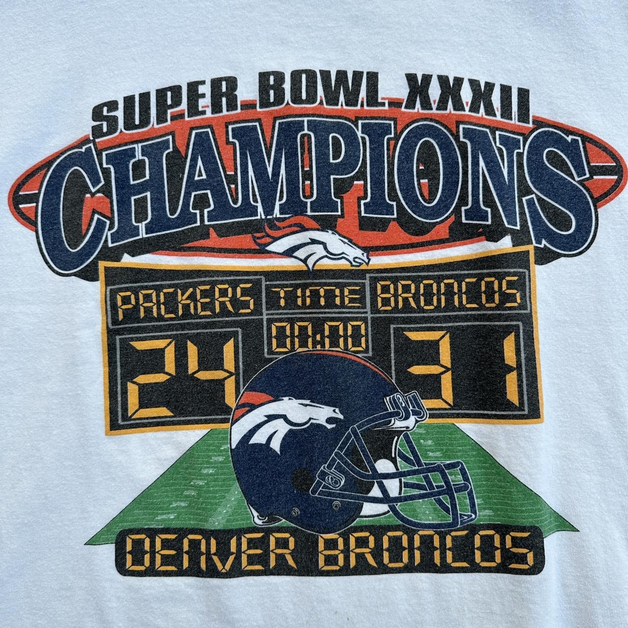 Vintage 1990 NFL Denver broncos Super Bowl shirt - - Depop