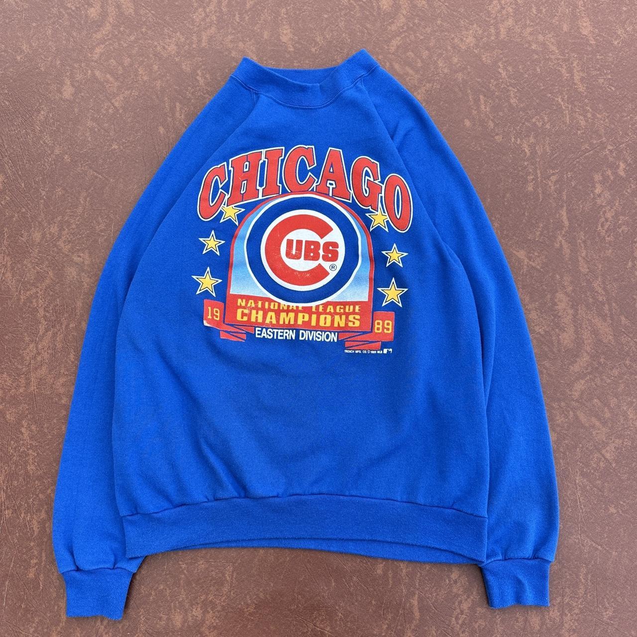 Vintage Chicago Cubs National League Champs Sweatshirt Size Large