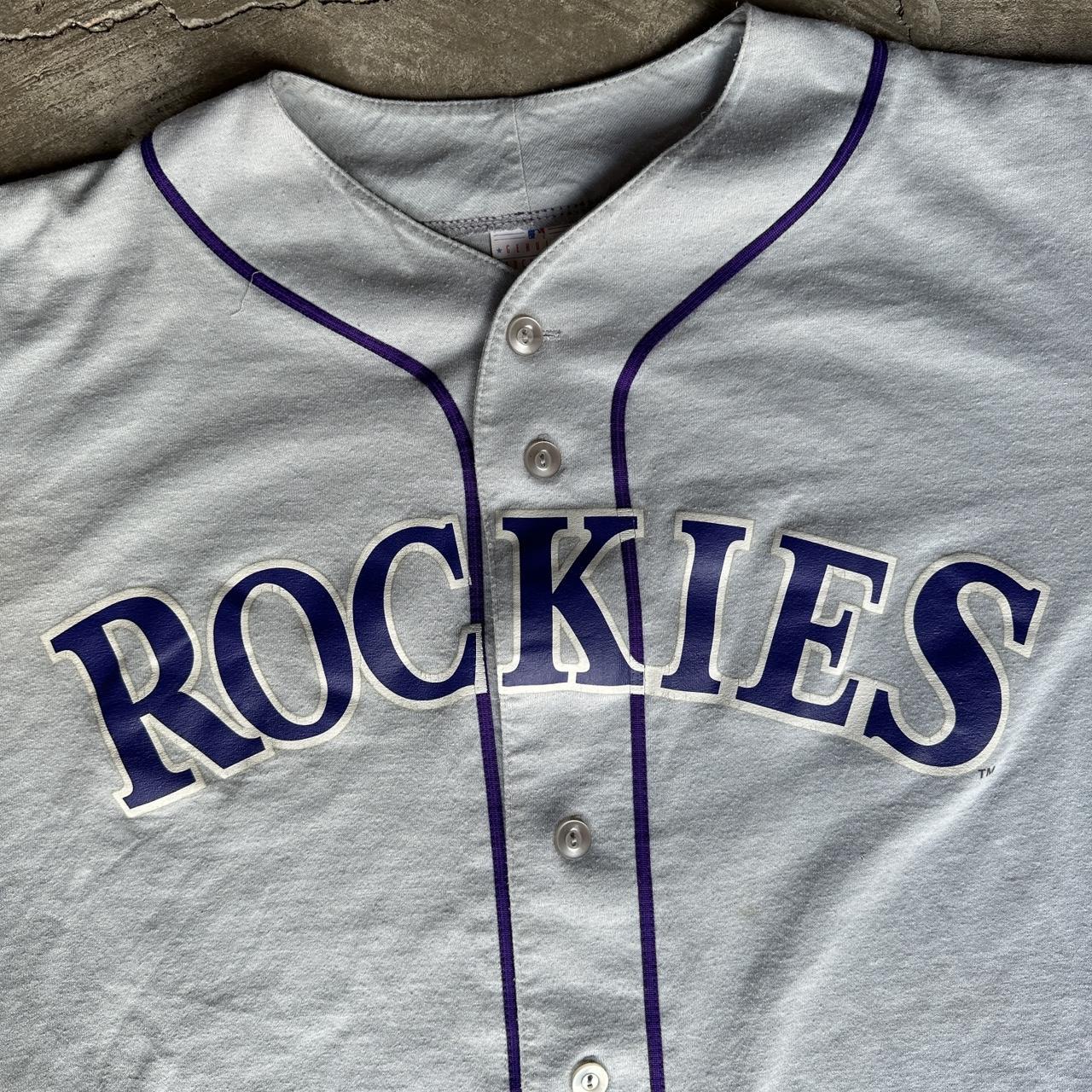 Vintage Button Up Rockies Shirt Made in USA Men's - Depop