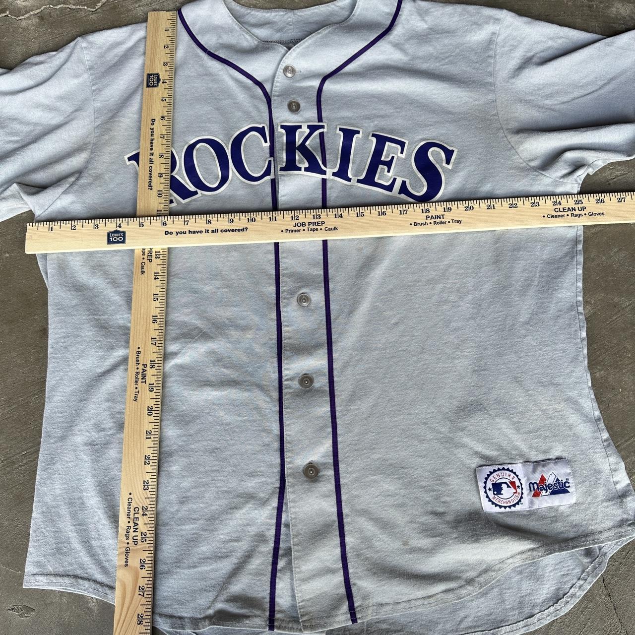 Vintage Button Up Rockies Shirt Made in USA Men's - Depop