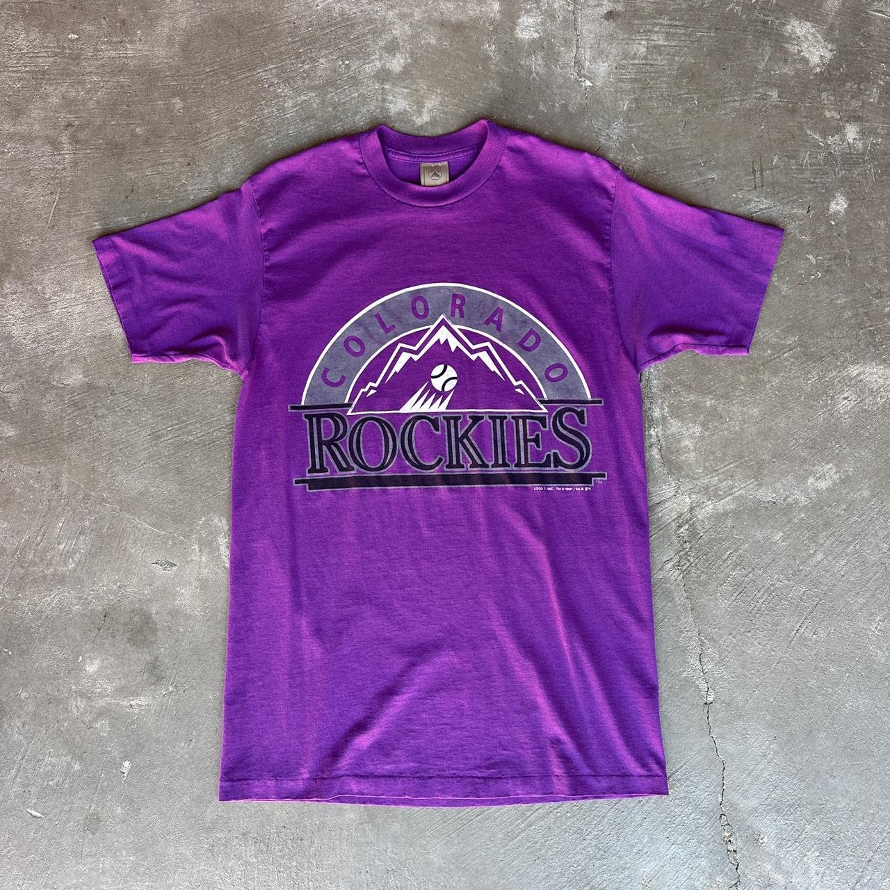 MLB Men's T-Shirt - Purple - L
