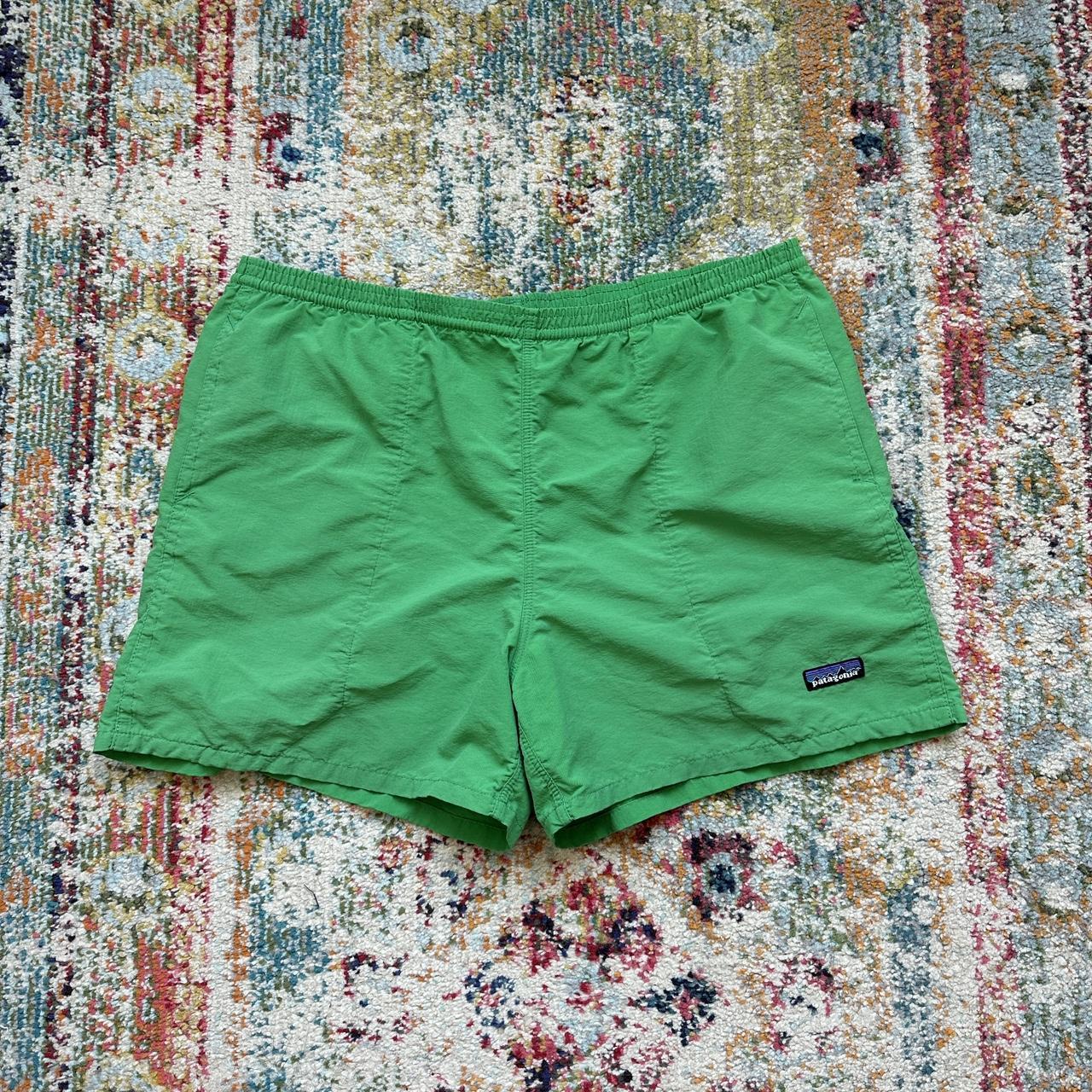 Green Patagonia Swim Shorts Size: L (see... - Depop