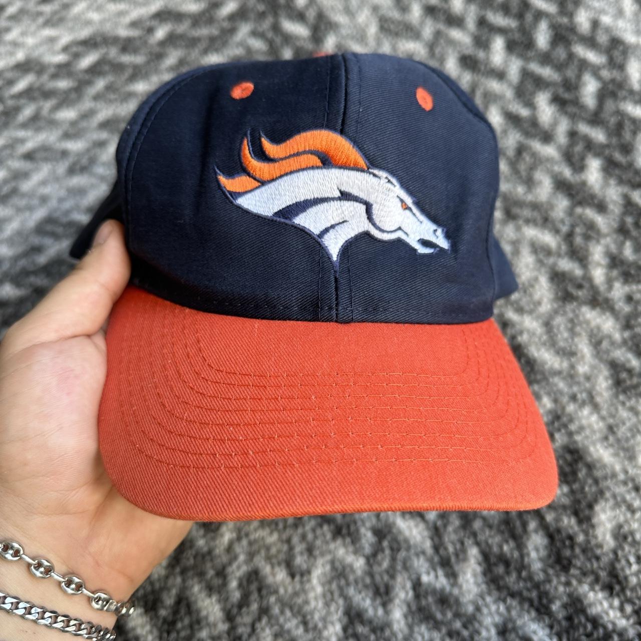 Vintage Denver Broncos Logo 7 Snapback - OSFA Hat - Depop