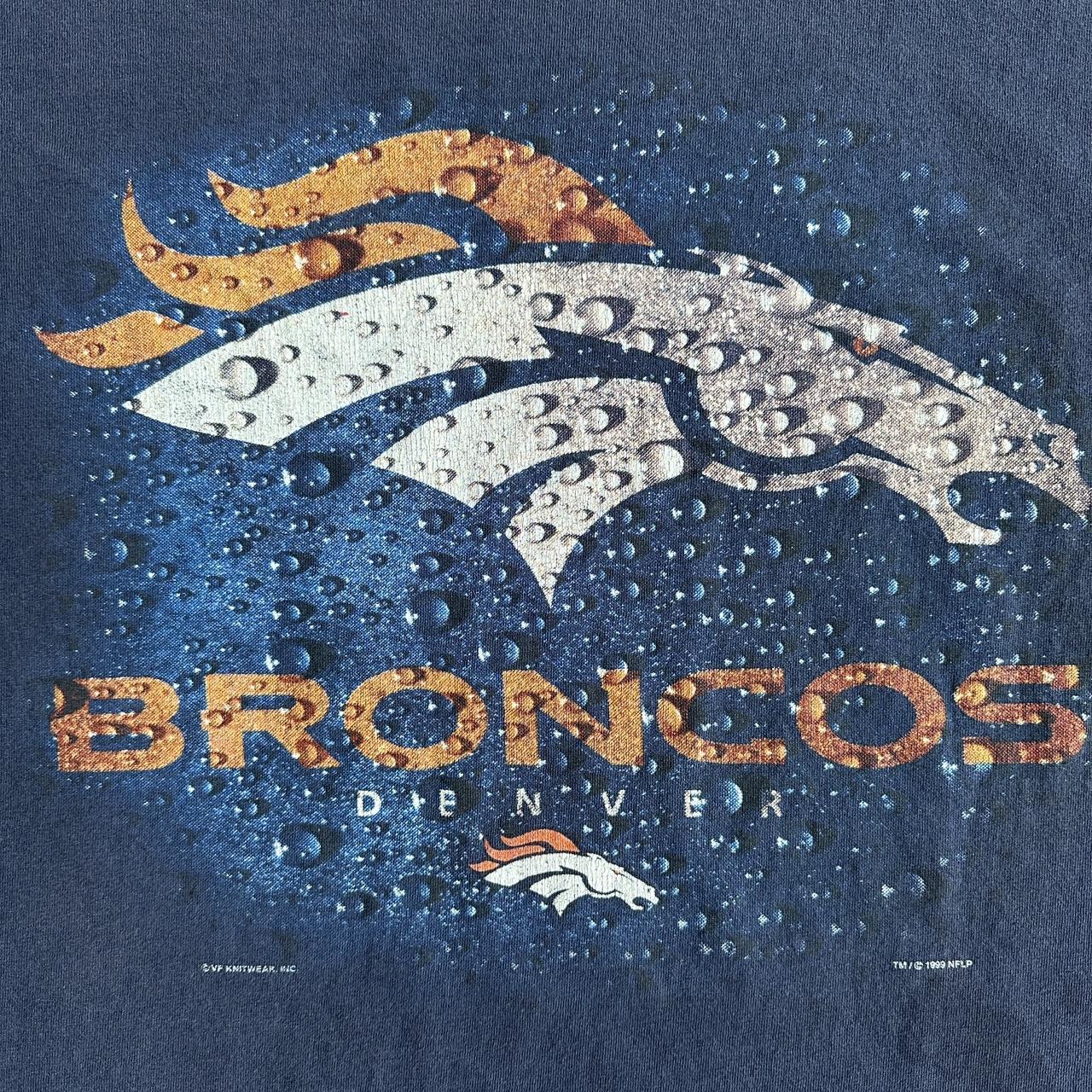 Vintage Denver Broncos Shirt. Item is on a 90s Lee - Depop