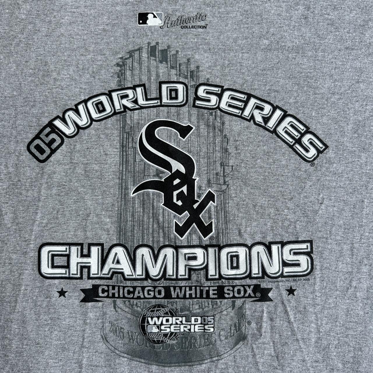 Chicago White Sox Gray 2005 World Champions T Shirt Size XL