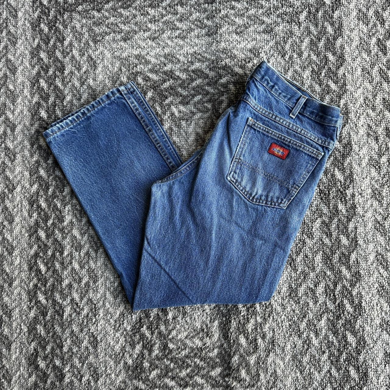 Early 2000s Distressed Faded Dickies Cargo Carpenter... - Depop