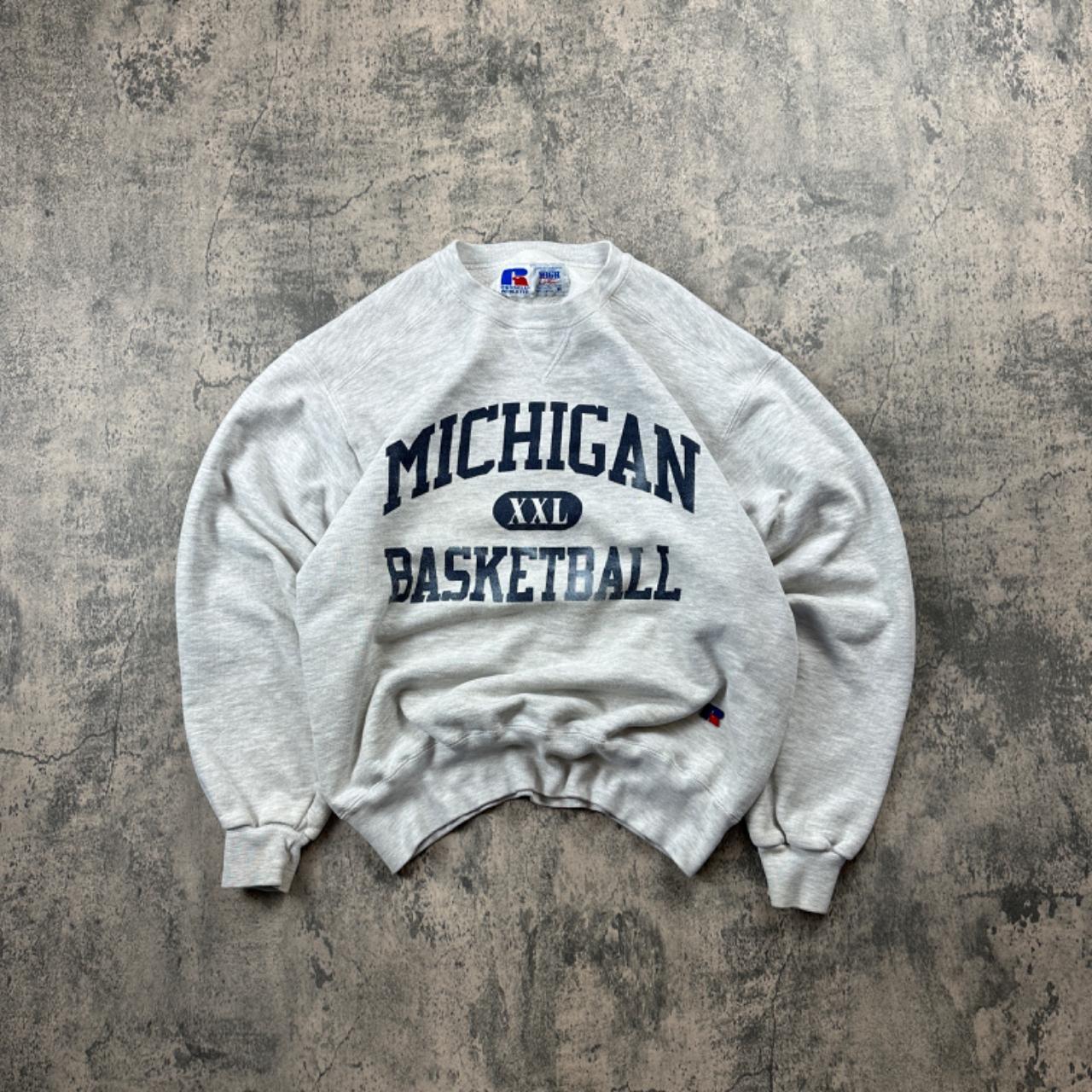 Vintage 90s Michigan Basketball Russell Athletic