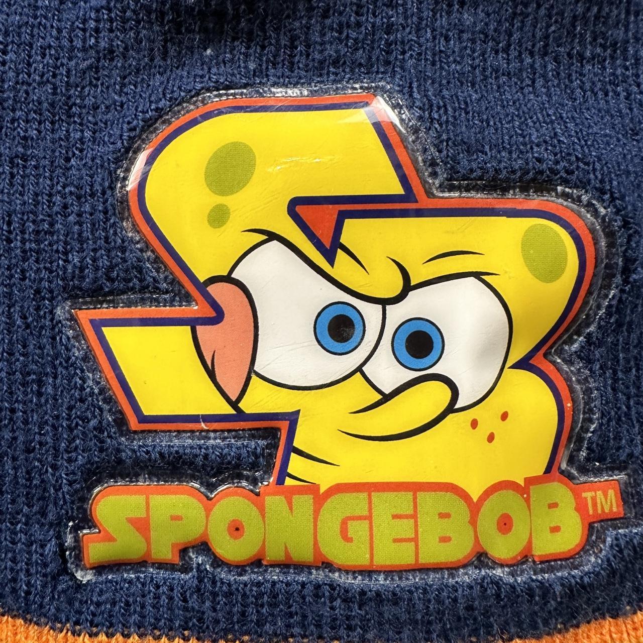 Y2k Spongebob Skull Cap Beanie Nickelodeon (2008) | Depop