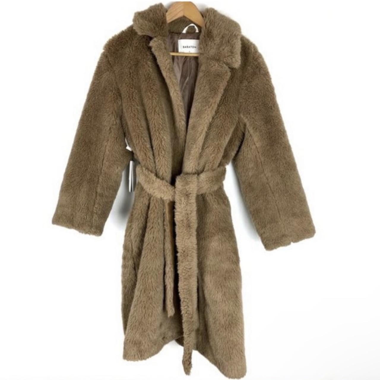 Aritzia faux fur coat best sale