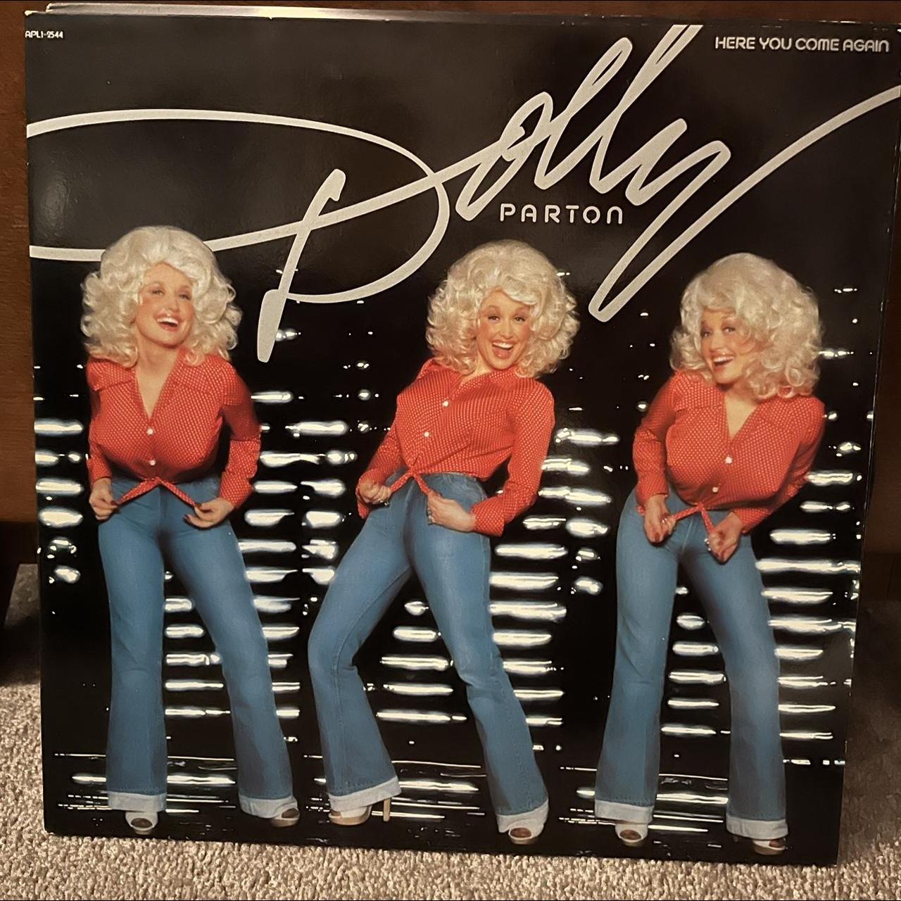 Vintage 1977 Vinyl Dolly Parton: Here You Come - Depop