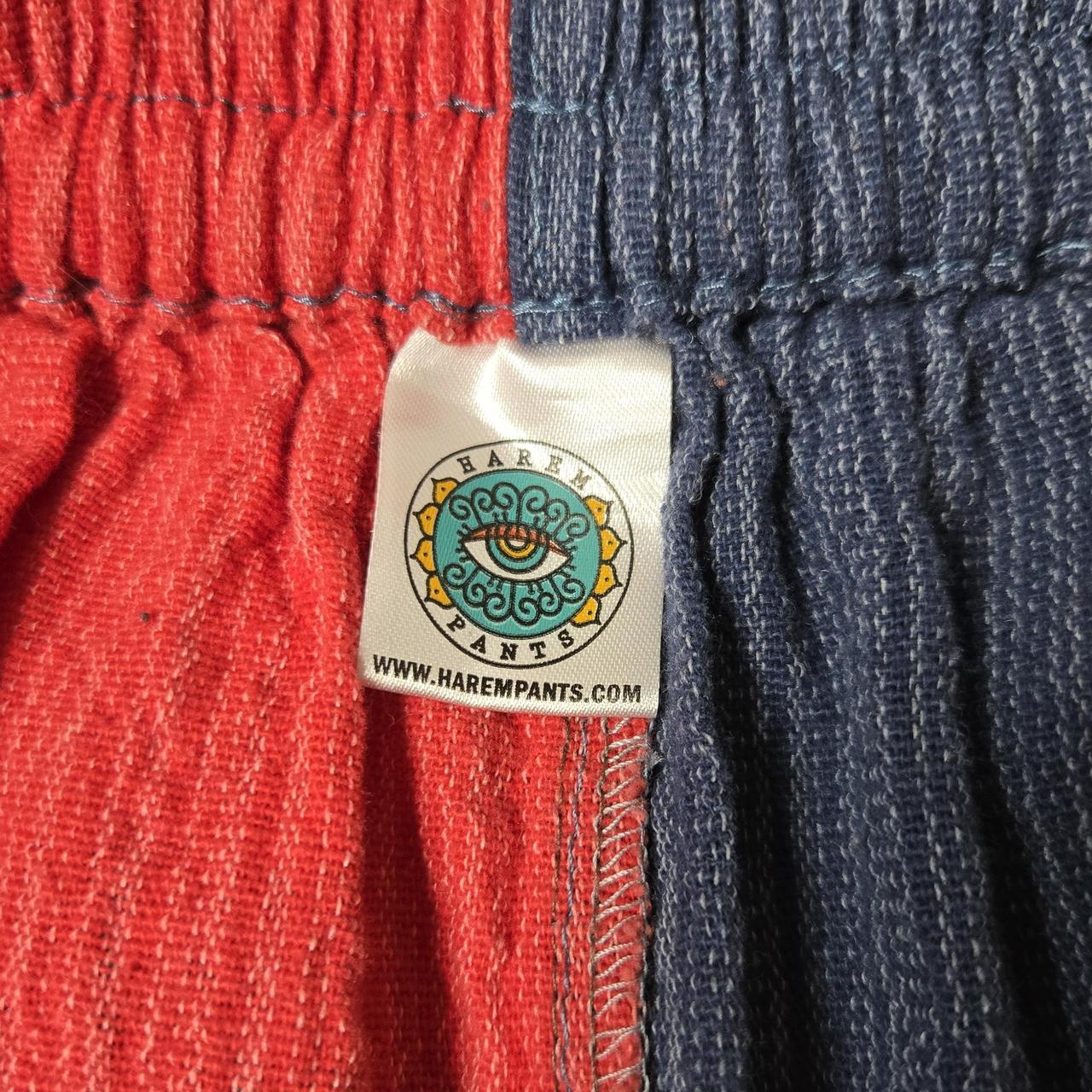 Women's Pants - Multi – Drawstring Patchwork Hare… - image 5