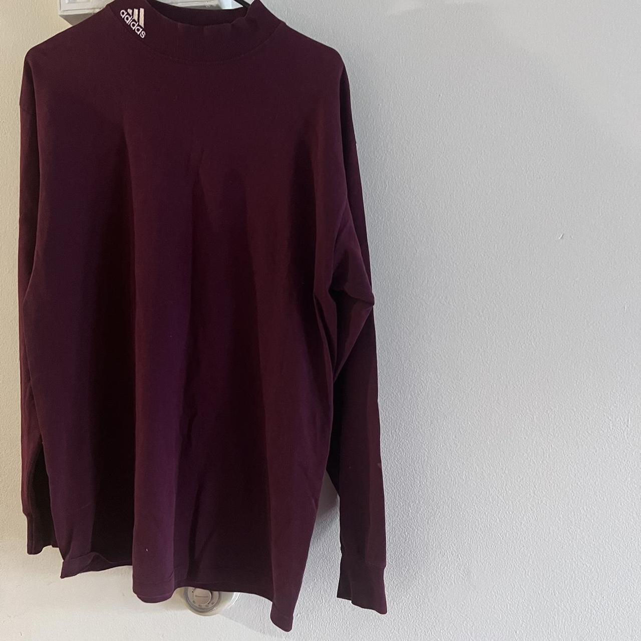 Adidas burgundy sweater outlet mens