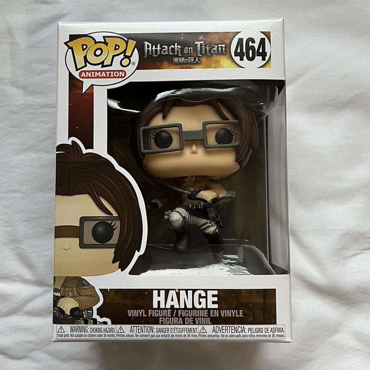 Attack On Titan Hange Funko Pop 🧡 Box is in VG+ to... - Depop