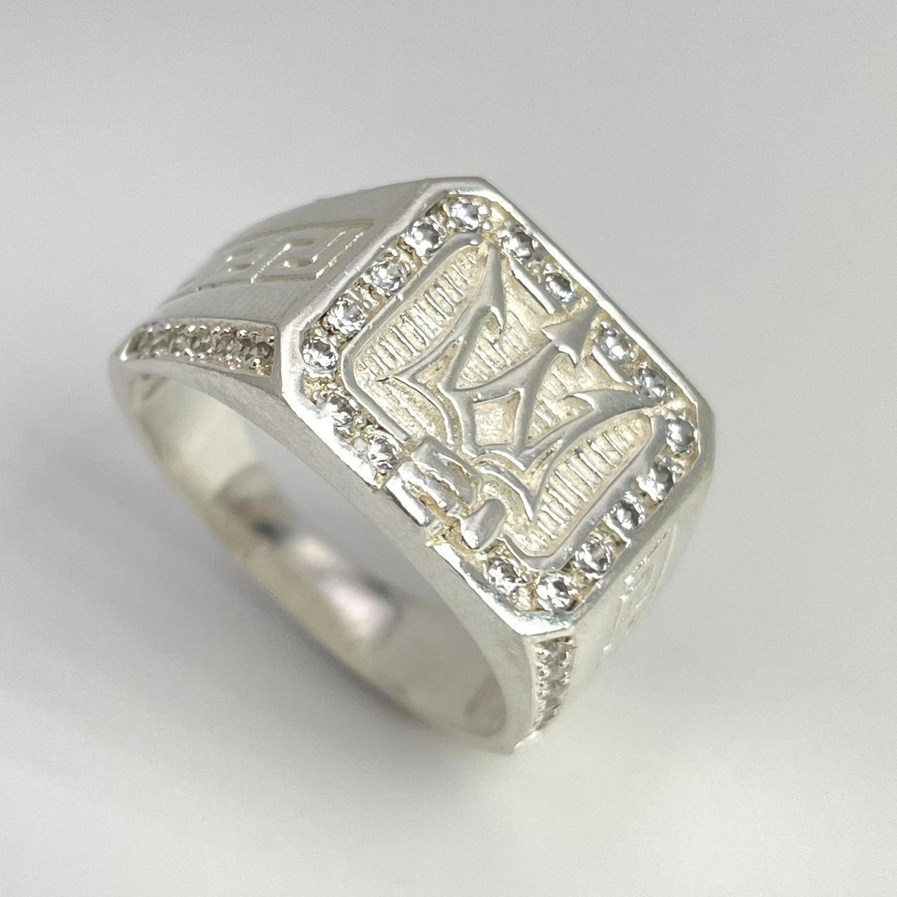 Men's Ring - Silver – Solid 925 Sterling Silver P… - image 2