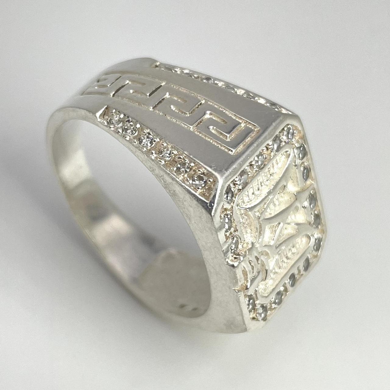 Men's Ring - Silver – Solid 925 Sterling Silver P… - image 3