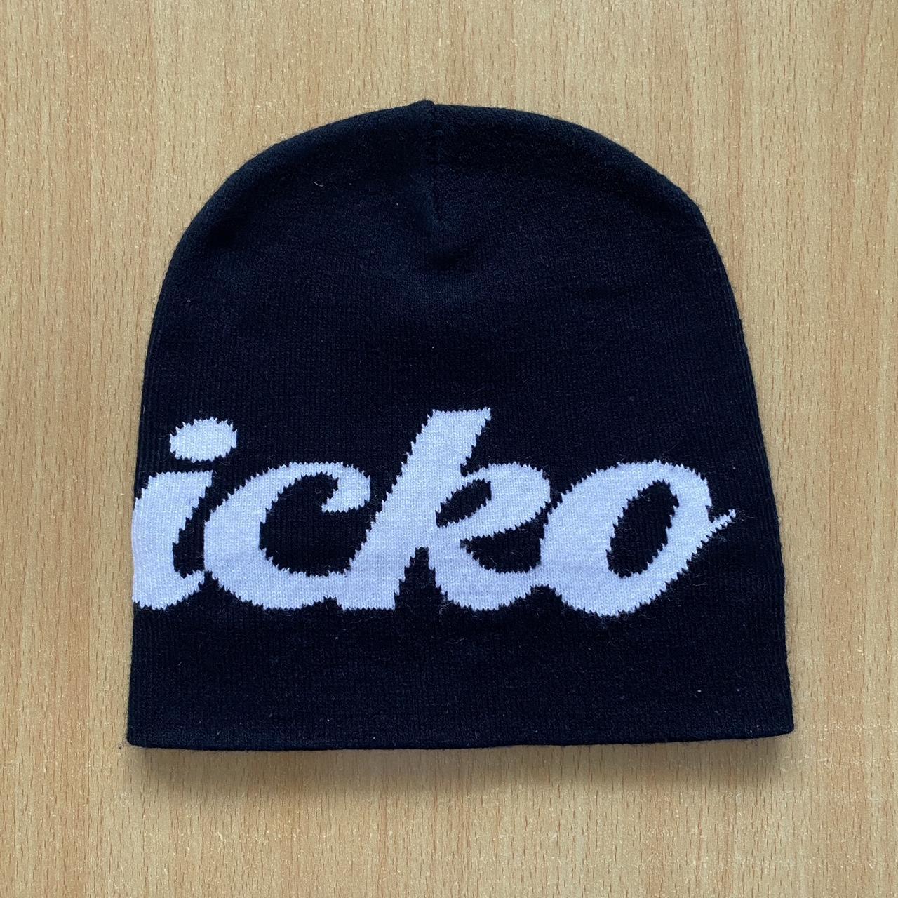 Black and White Carsicko Beanie worn a handful of... - Depop