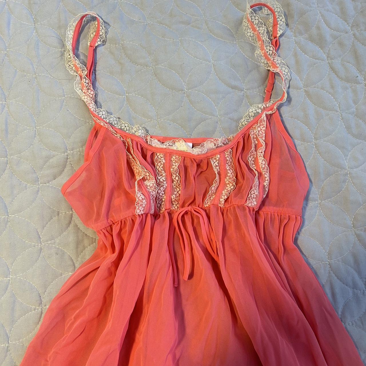 pink victoria’s secret slip dress i love this dress... - Depop