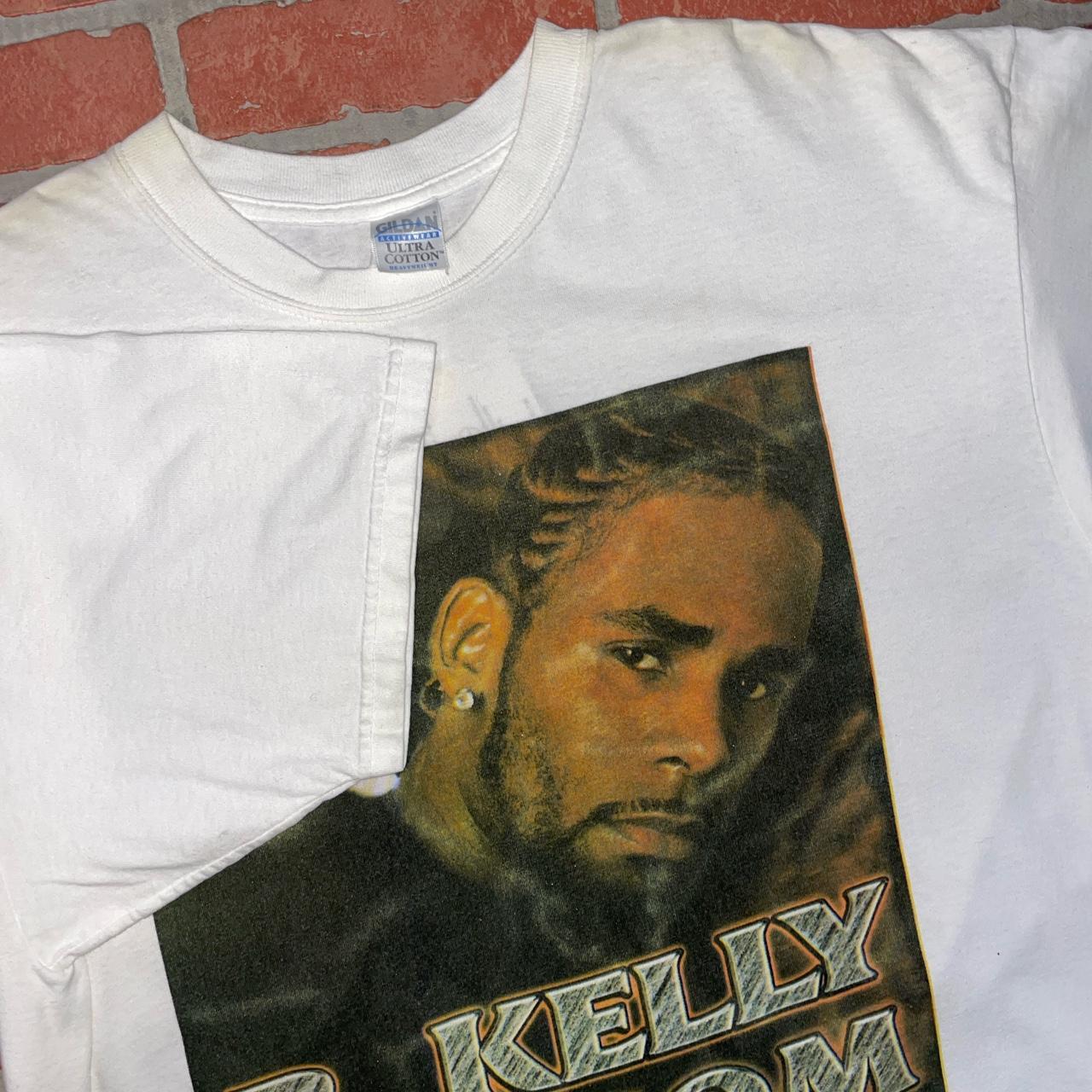 R. Kelly Vintage Rap Tee Shirt. Solid White shirt. R... - Depop