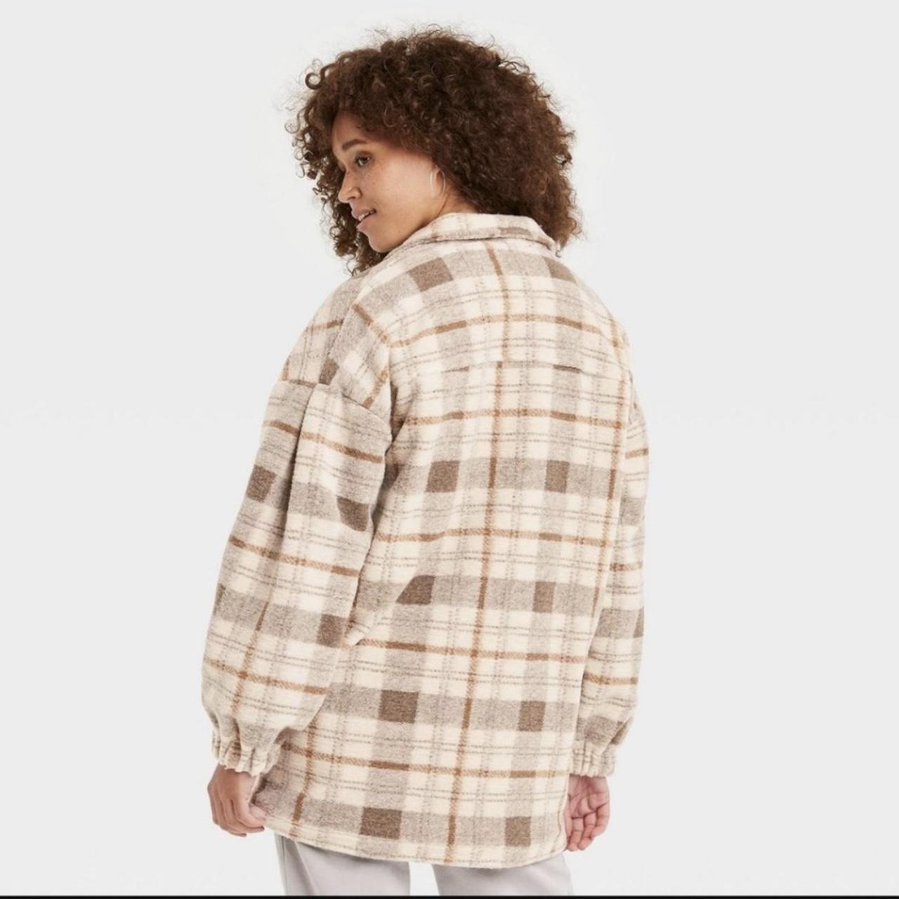 Universal Thread Women's Shacket Jacket - Brown/M… - image 5