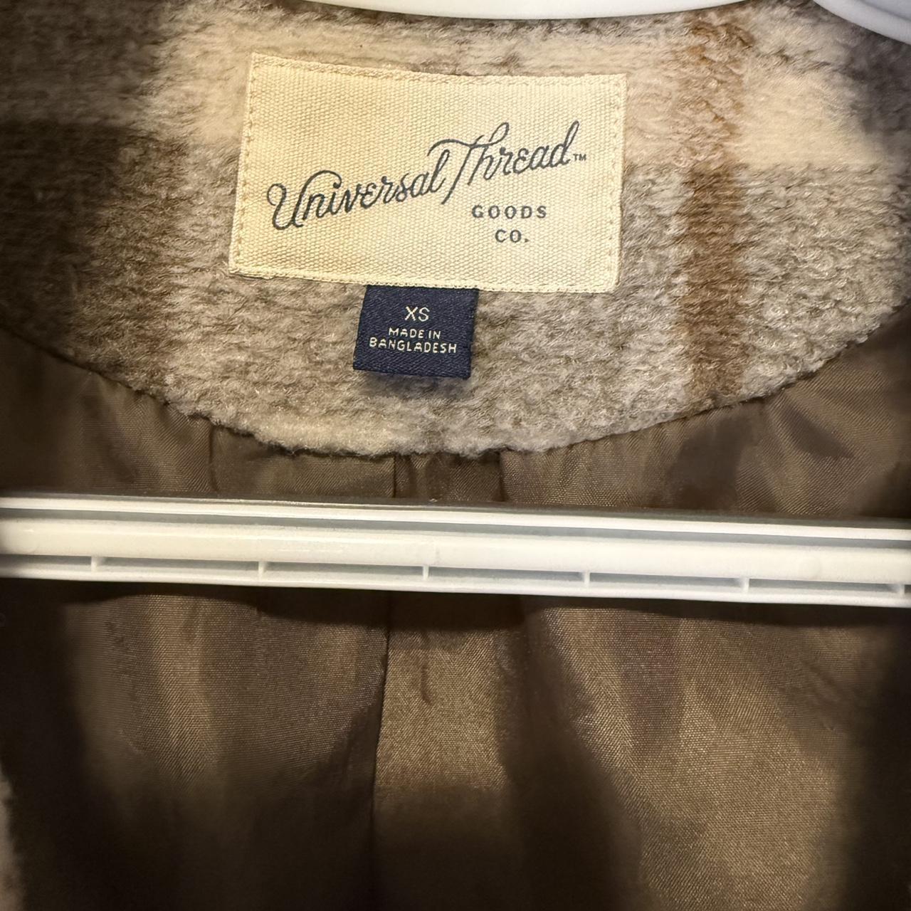 Universal Thread Women's Shacket Jacket - Brown/M… - image 2