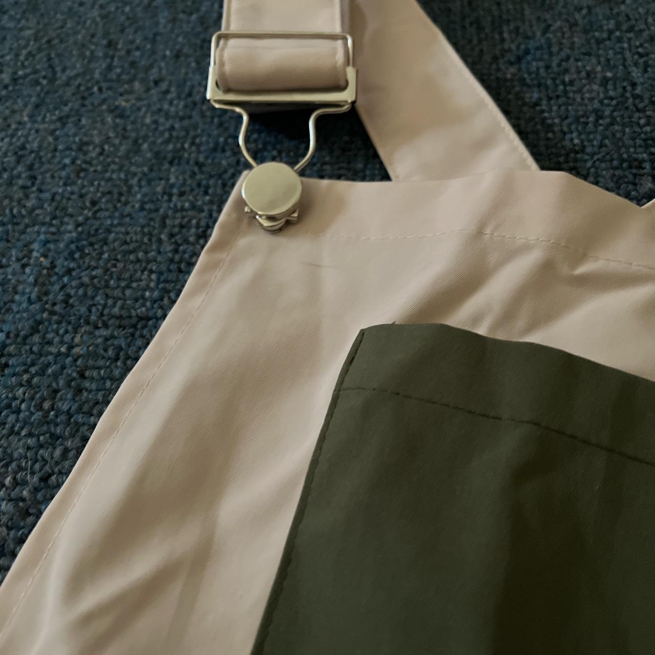 Green and cream overalls, only has front pocket.... Depop