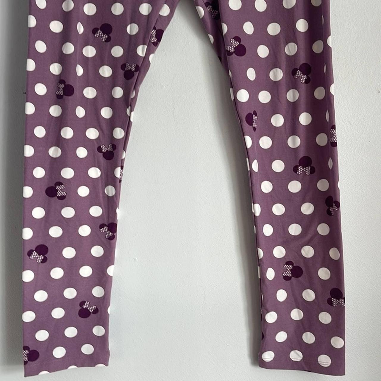 Lularoe Minnie Mouse polka dot print stretch pull on