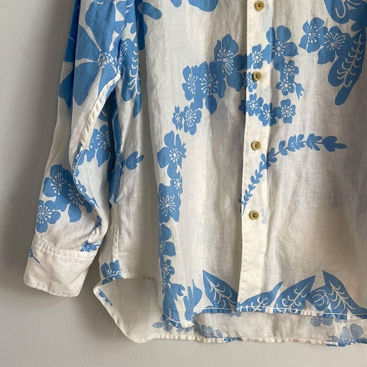 Blue Tommy Bahama First Down Shirt(M) Whether it's - Depop