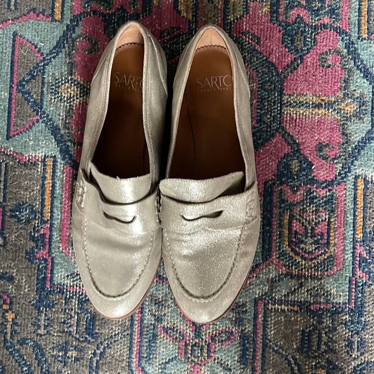 Sarto jolette leather loafer sales flat