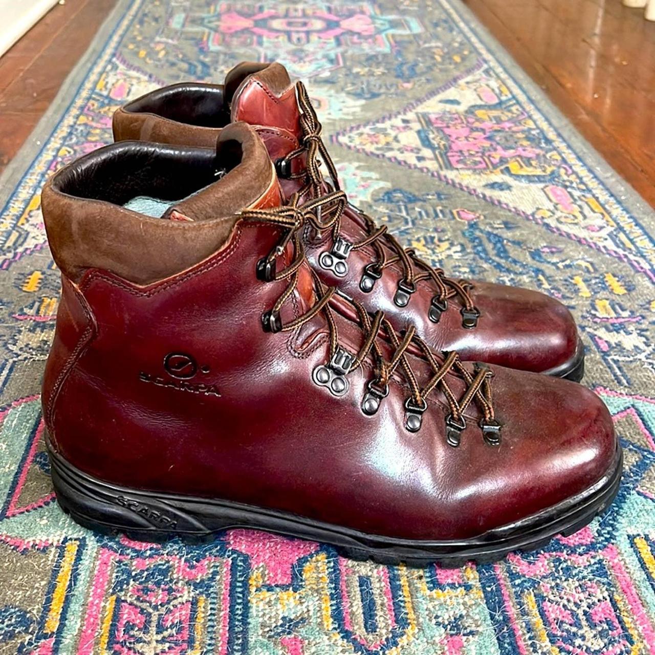 scarpa walking boots leather