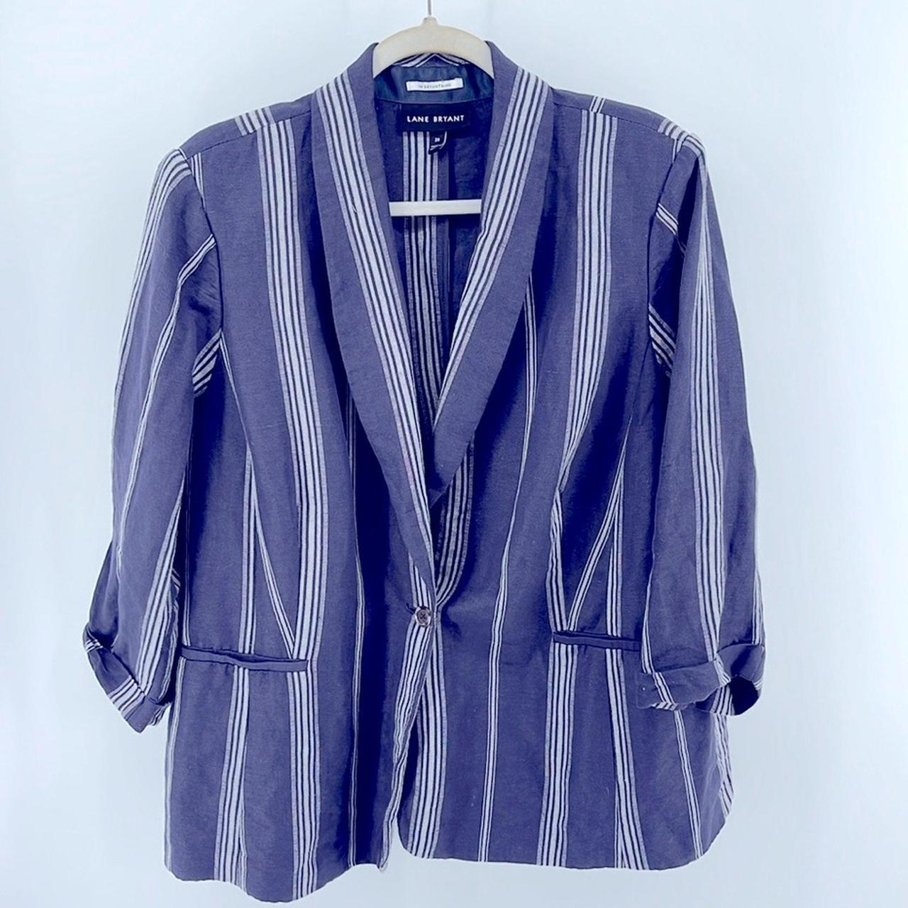 Lane bryant blue blazer best sale