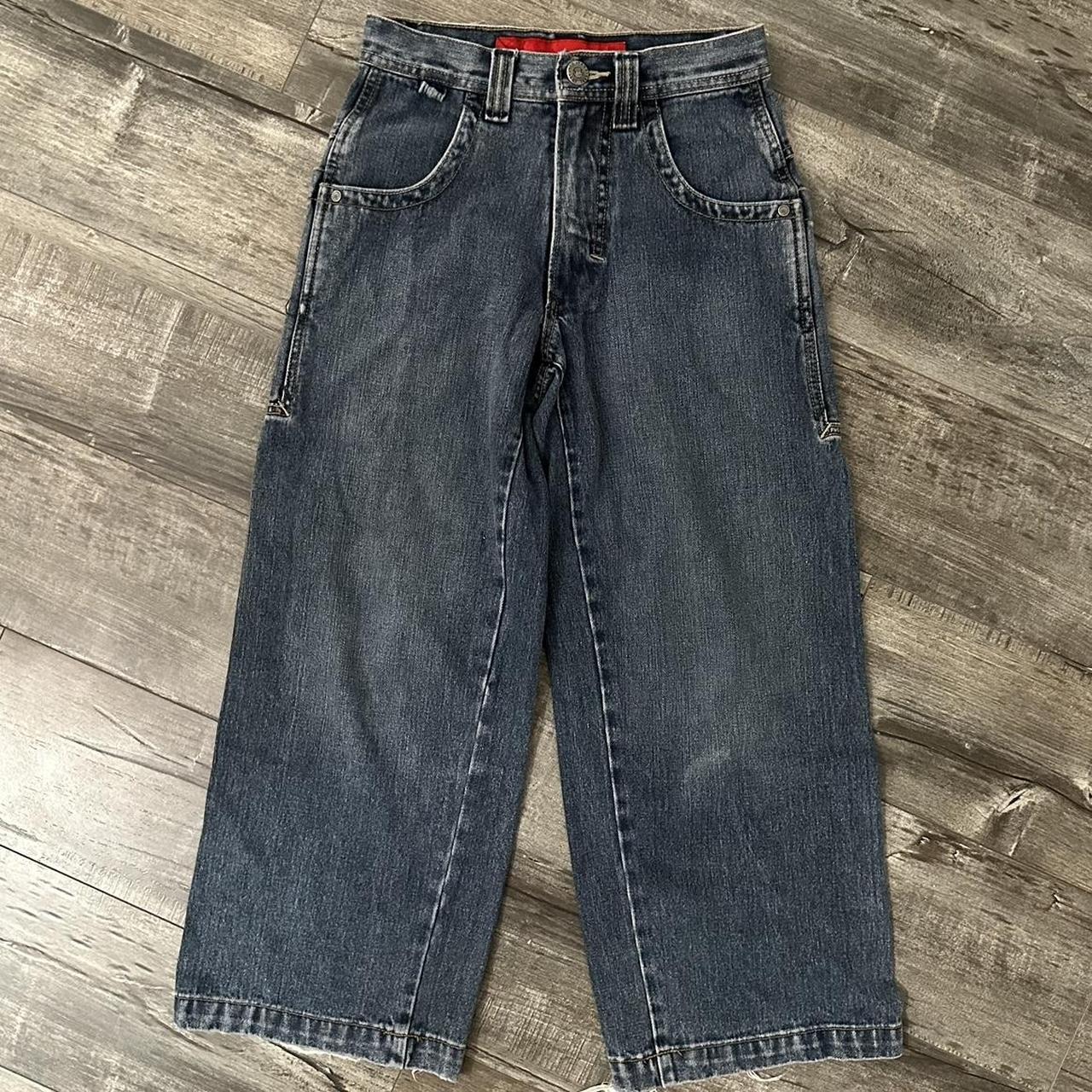 JNCO jeans size 26 MEASUREMENTS: Waist: 13”... - Depop